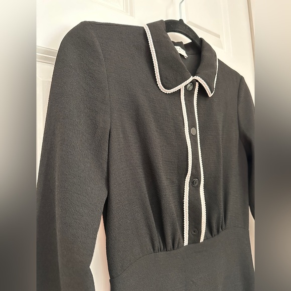 Sandro Collar Mini Dress - Picture 4 of 12